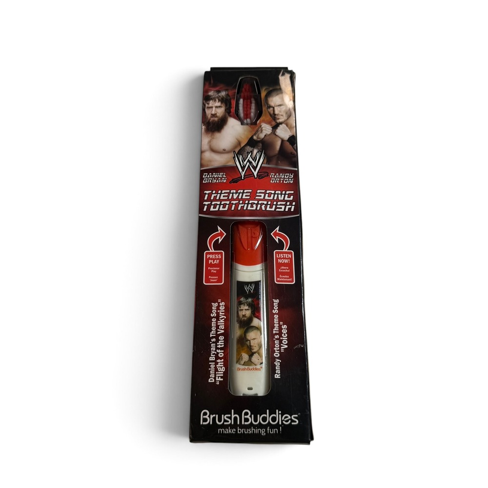 WWE Brush Buddies Singing Toothbrush Daniel Bryan Randy Orton Theme Songs